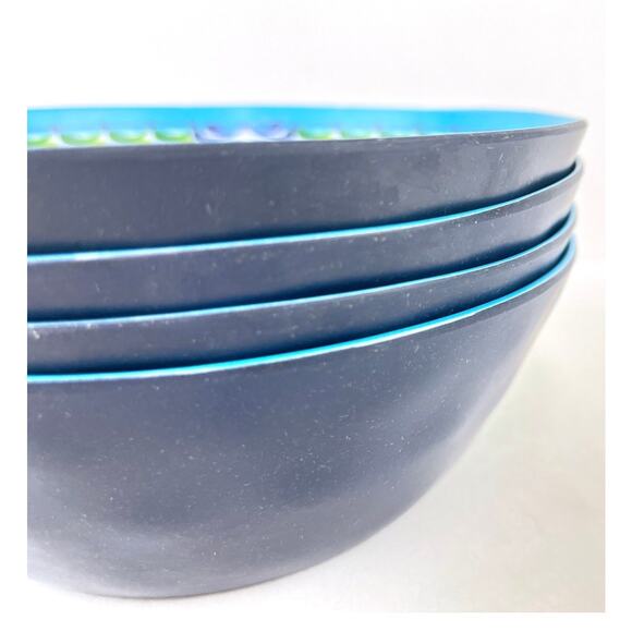 Rachel Ashwell Melamine Cereal Bowls Set of 4 - Picture 3 of 6